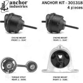 ANCHOR MOUNTS MOTOR MOUNT KIT