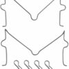 BECK ARNLEY BRAKE HRDWR KIT