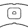 BENDIX FRICTION TITANIUM PADS