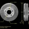 BENDIX DRUM & ROTORS DRUM