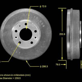 BENDIX DRUM & ROTORS DRUM