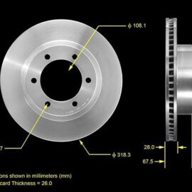 BENDIX DRUM & ROTORS ROTOR
