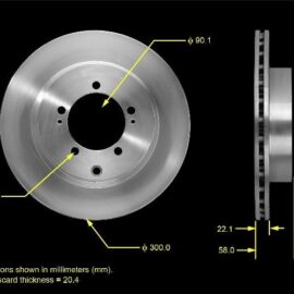 BENDIX DRUM & ROTORS ROTOR
