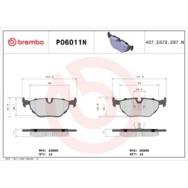 BREMBO BRAKE PAD