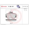 BREMBO BRAKE PAD SET