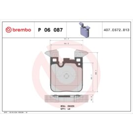 BREMBO BRAKE PAD SET