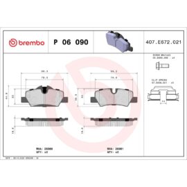BREMBO BRAKE PAD