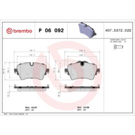 BREMBO BRAKE PAD