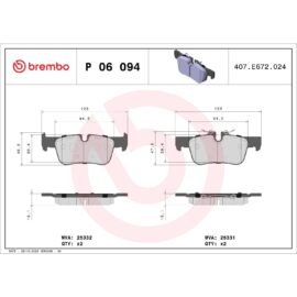 BREMBO BRAKE PAD
