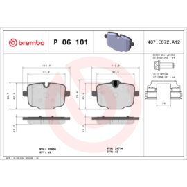 BREMBO BRAKE PAD