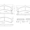BREMBO BRAKE PAD SET