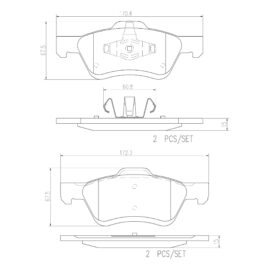 BREMBO BRAKE PAD SET