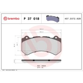 BREMBO BRAKE PAD