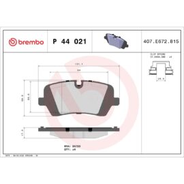BREMBO BRAKE PAD SET