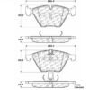 CENTRIC PARTS OE BRAKE PAD