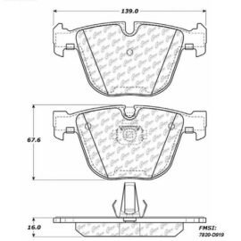 CENTRIC PARTS OE BRAKE PAD