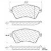 CENTRIC PARTS OE BRAKE PAD