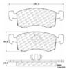 CENTRIC PARTS METALLIC PAD