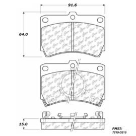 CENTRIC PARTS METALLIC PAD