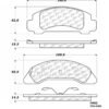 CENTRIC PARTS METALLIC PAD