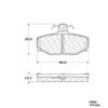 CENTRIC PARTS METALLIC PAD