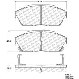 CENTRIC PARTS METALLIC PAD