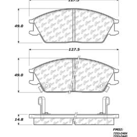 CENTRIC PARTS METALLIC PAD