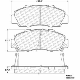 CENTRIC PARTS METALLIC PAD
