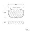 CENTRIC PARTS METALLIC PAD
