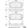 CENTRIC PARTS METALLIC PAD