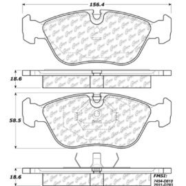 CENTRIC PARTS METALLIC PAD