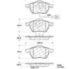 CENTRIC PARTS METALLIC PAD