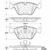 CENTRIC PARTS METALLIC PAD