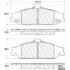CENTRIC PARTS METALLIC PAD