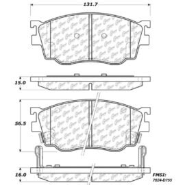 CENTRIC PARTS METALLIC PAD