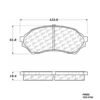 CENTRIC PARTS METALLIC PAD