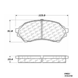 CENTRIC PARTS METALLIC PAD