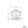 CENTRIC PARTS METALLIC PAD
