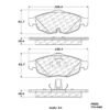 CENTRIC PARTS METALLIC PAD