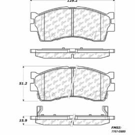 CENTRIC PARTS METALLIC PAD
