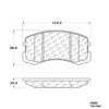 CENTRIC PARTS METALLIC PAD