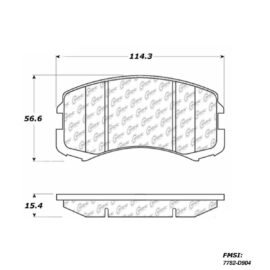 CENTRIC PARTS METALLIC PAD