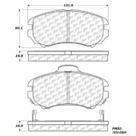 CENTRIC PARTS METALLIC PAD