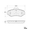 CENTRIC PARTS METALLIC PAD