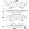 CENTRIC PARTS METALLIC PAD