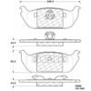 CENTRIC PARTS METALLIC PAD