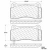 CENTRIC PARTS METALLIC PAD