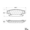 CENTRIC PARTS METALLIC PAD
