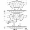 CENTRIC PARTS METALLIC PAD
