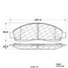 CENTRIC PARTS METALLIC PAD